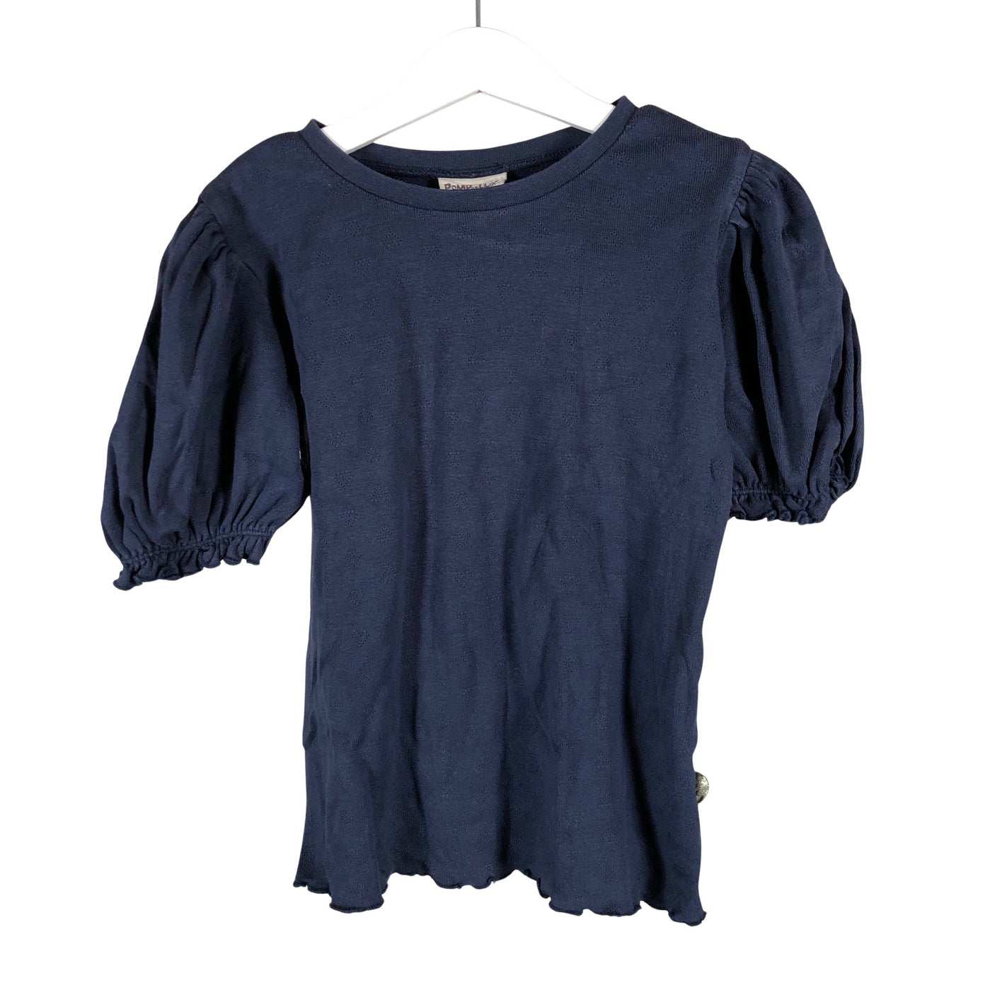 Unisex POMPdeLUX - Lühikeste käistega pluus, suurus 122 - 128 - Sinine (1)
