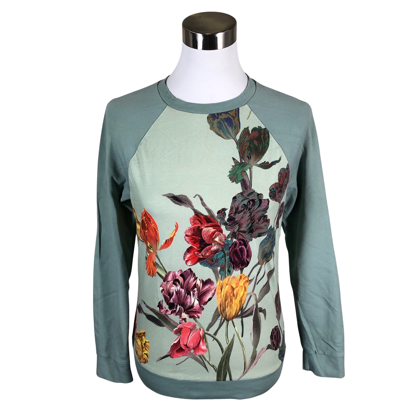Unisex Mia & Leela - Trikotaažist pluus, suurus 36 - Roheline (1)