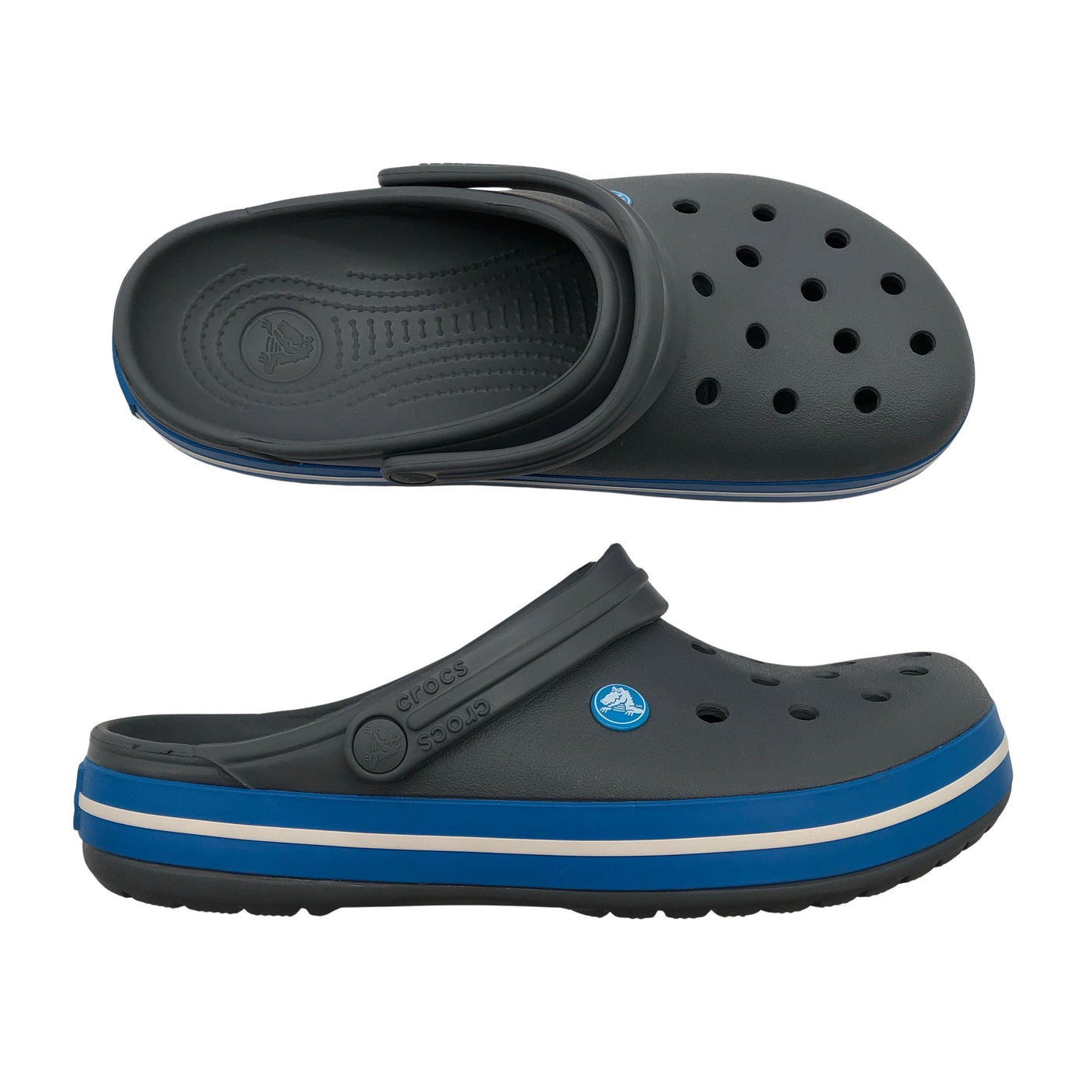 Unisex Crocs - Lahtise kannaga jalanõud, suurus 42 - Hall (1)