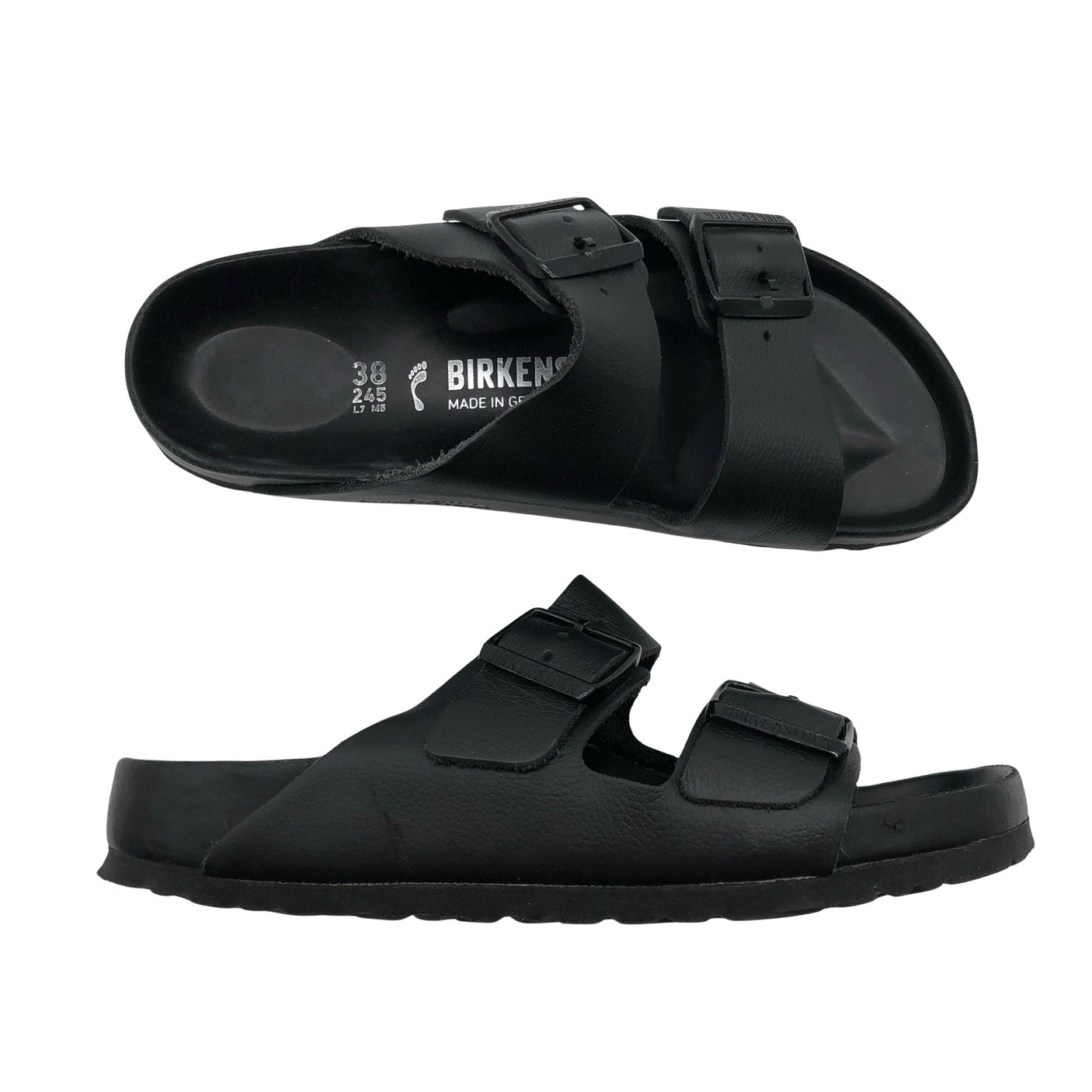 Unisex Birkenstock - Rihmikud, suurus 38 - Must (1)