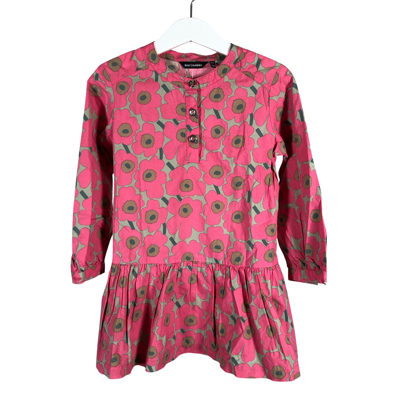 Unisex Marimekko - Mitteveniv kleit, suurus 104 - 110 - Hall (1)