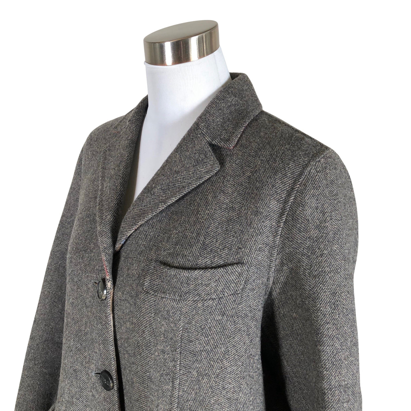 Unisex Weekend by MaxMara - Villane mantel, suurus 40 - Hall (3)