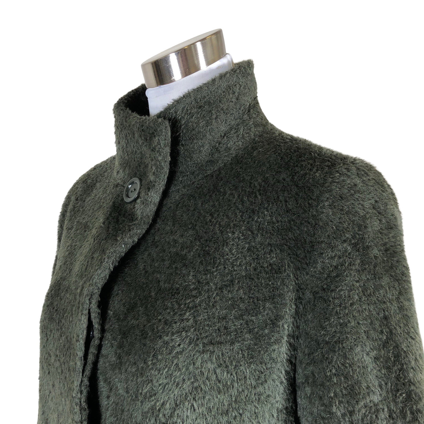 Unisex Cinzia Rocca - Villane mantel, suurus 40 - Roheline (3)