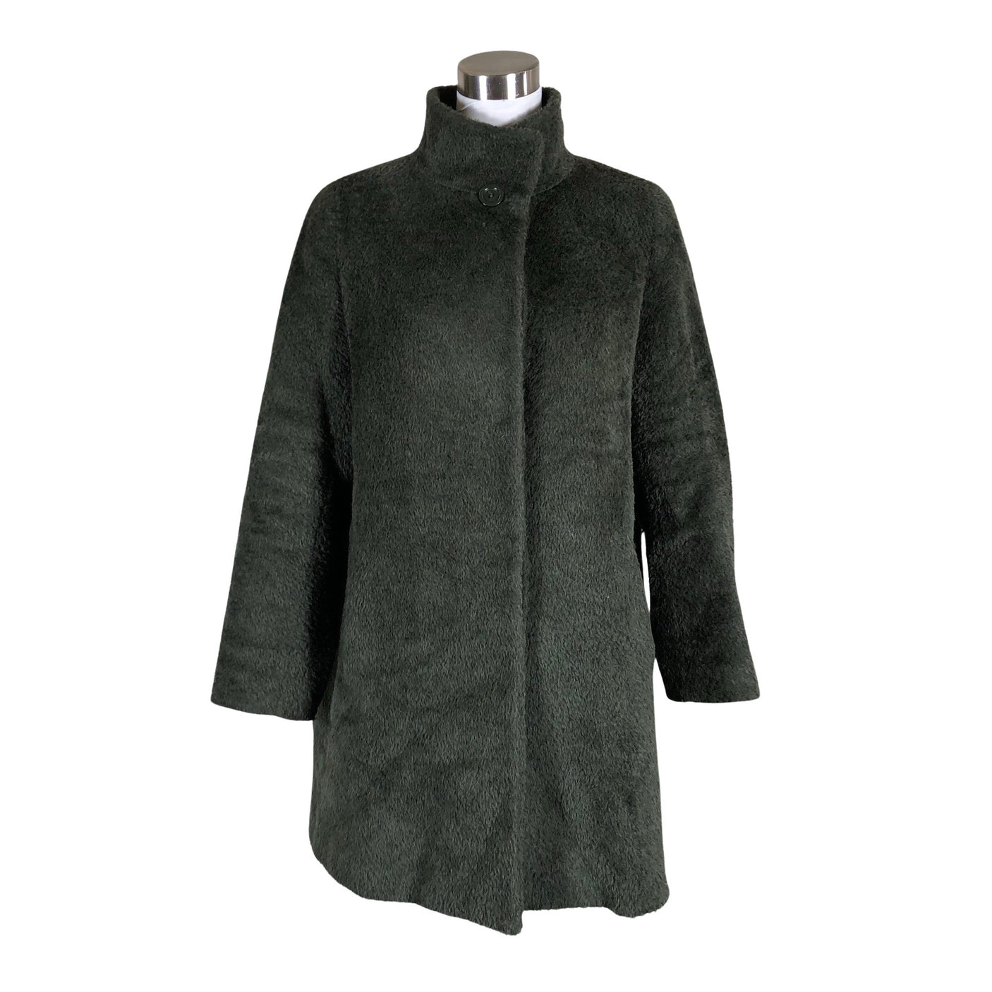 Unisex Cinzia Rocca - Villane mantel, suurus 40 - Roheline (1)
