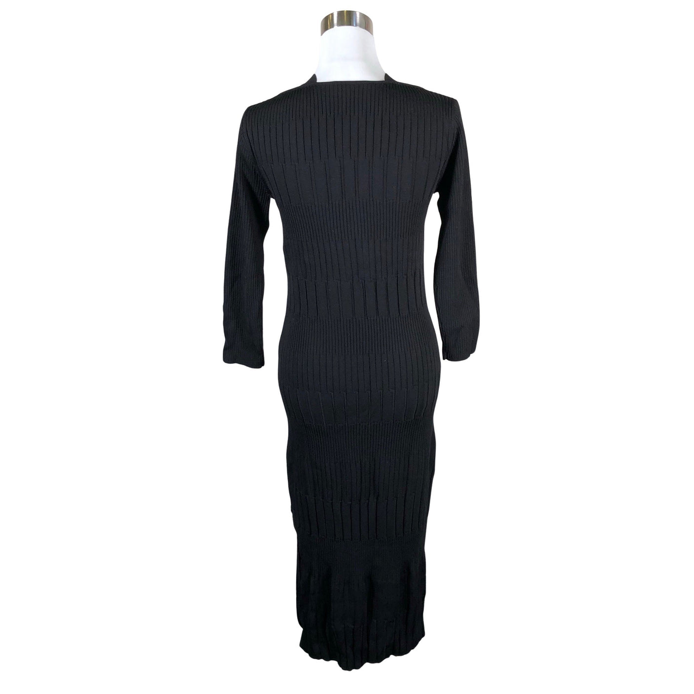 Unisex Andiata - Kootud kleit, suurus 40 - Must (2)
