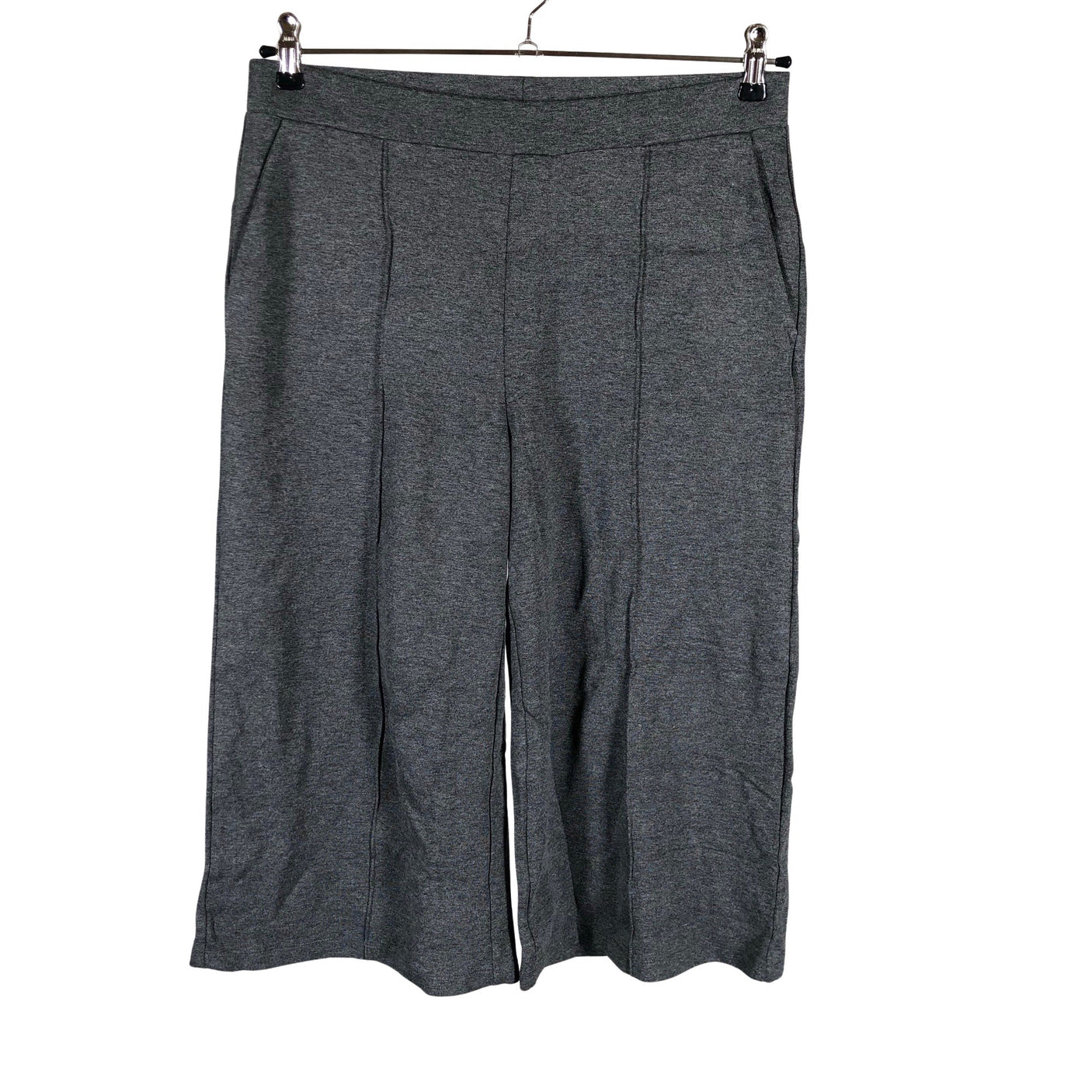 Unisex Esprit - Trikotaažist poolpikad püksid, suurus 38 - Hall (1)