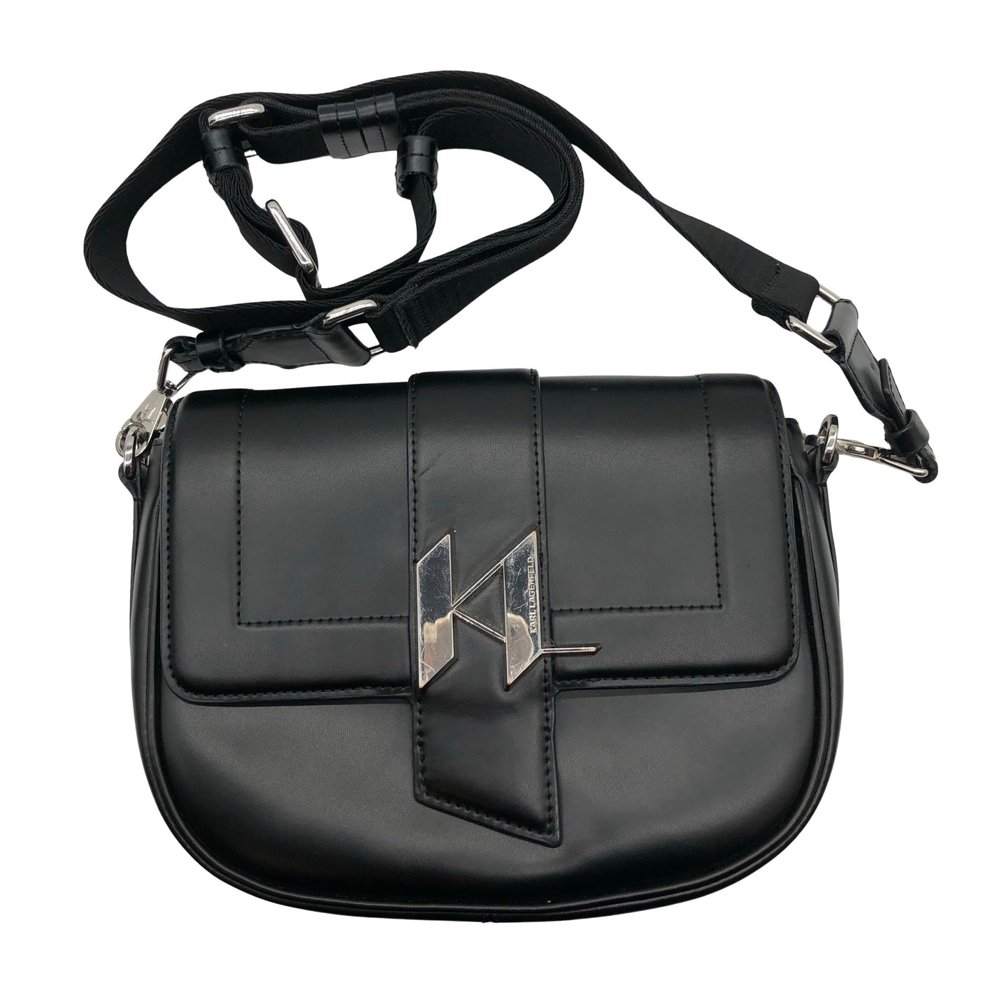 Unisex Karl Lagerfeld - Õlakott, suurus Midi - Must (1)