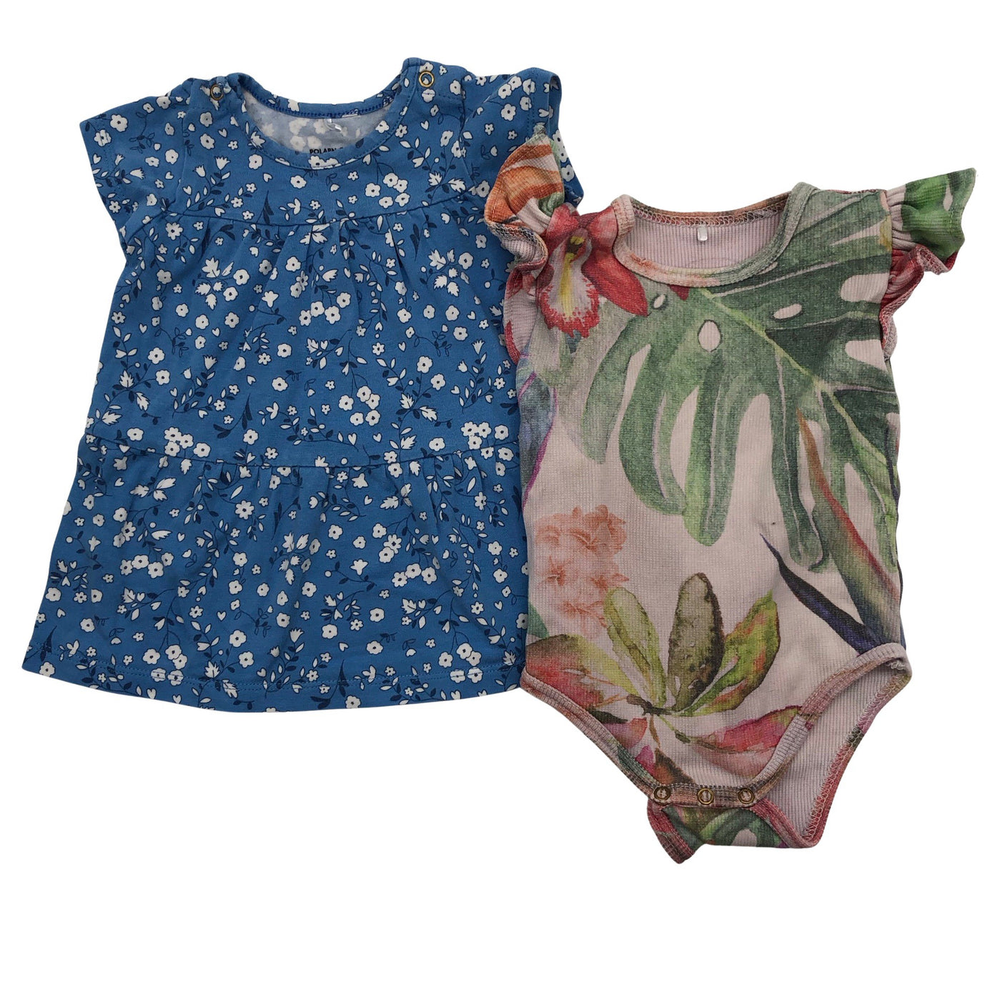 Unisex Polarn O. Pyret - Trikotaažist kleit, suurus 56 - 62 - Sinine (1)