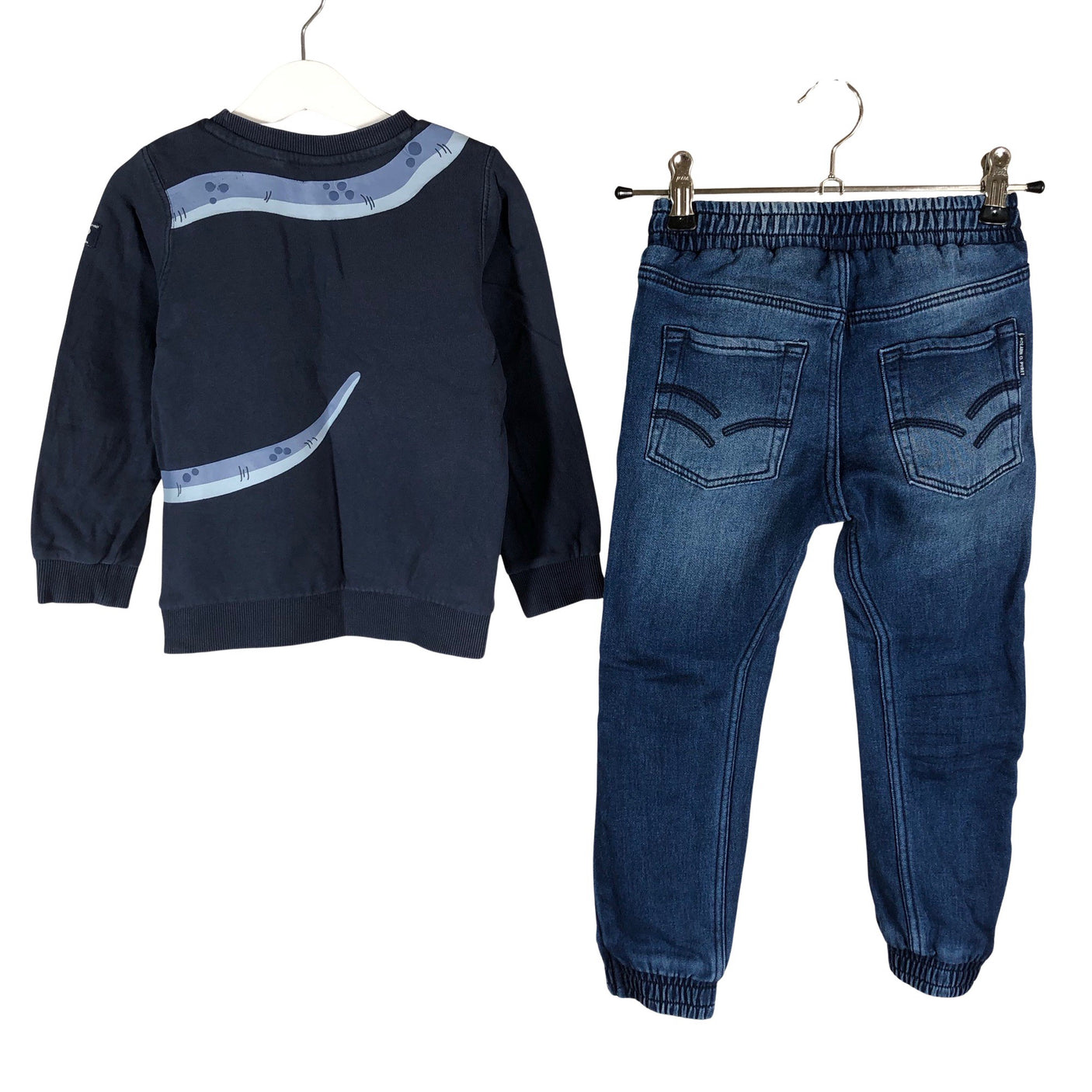 Unisex Polarn O. Pyret - Teksad, suurus 98 - 104 - Sinine (2)
