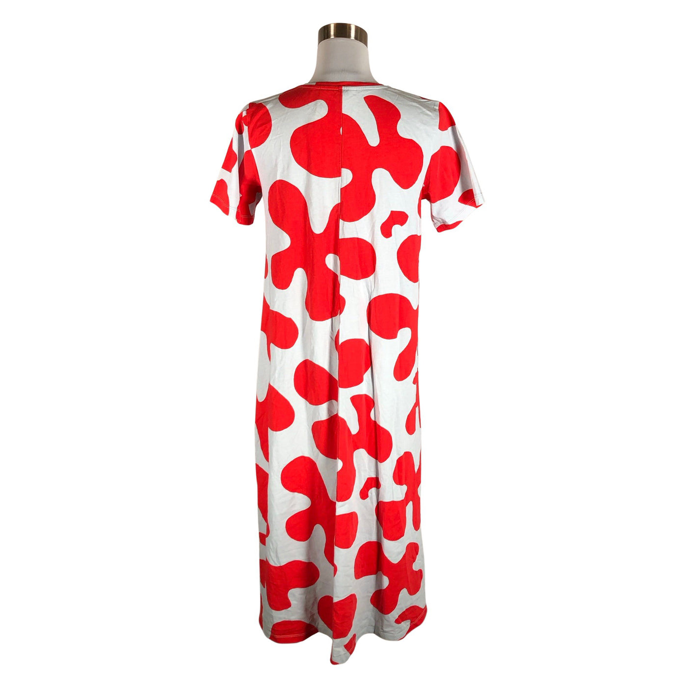 Unisex Marimekko - Trikotaažist kleit, suurus 38 - Punane (2)