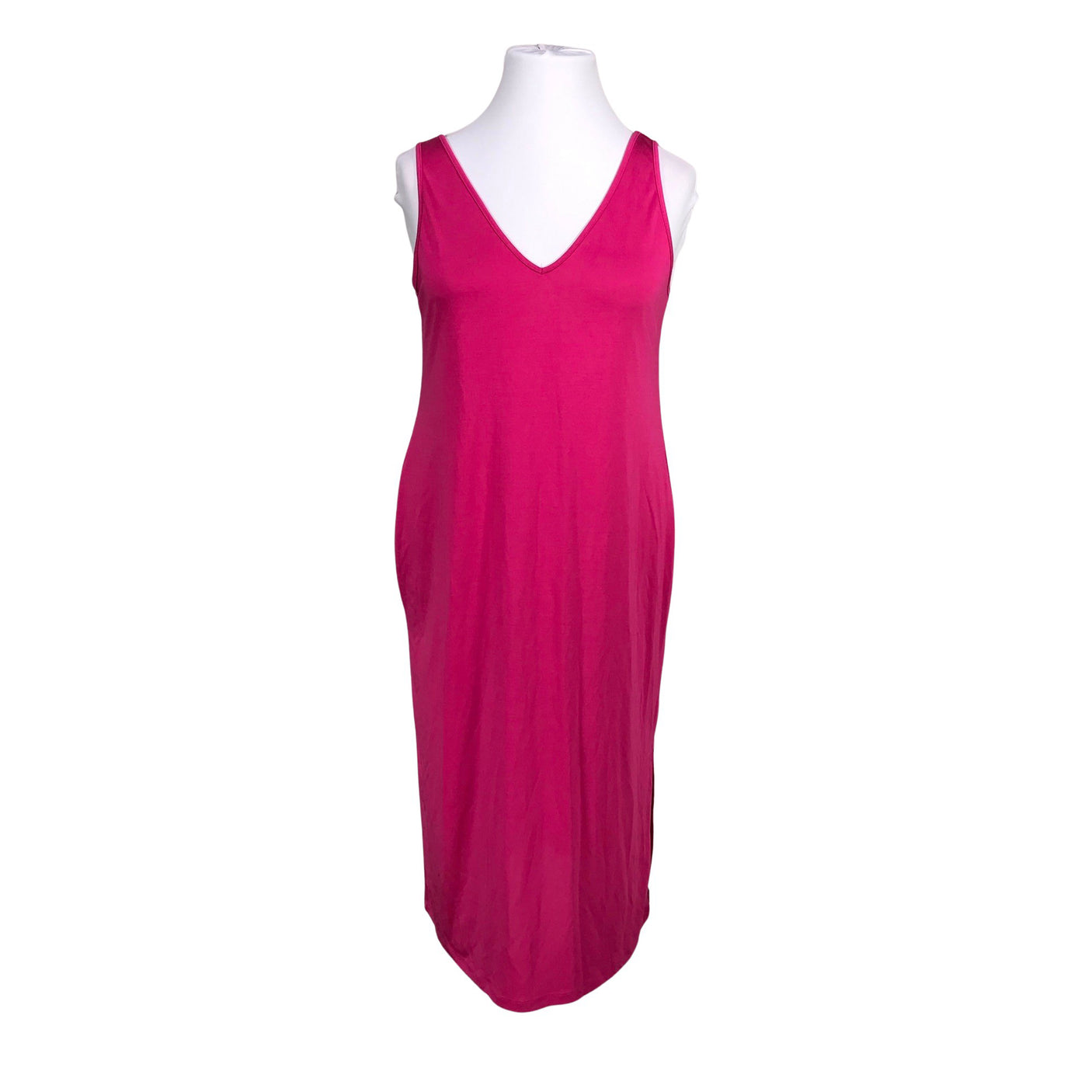 Unisex Lindex - Trikotaažist kleit, suurus 44 - Roosa (1)