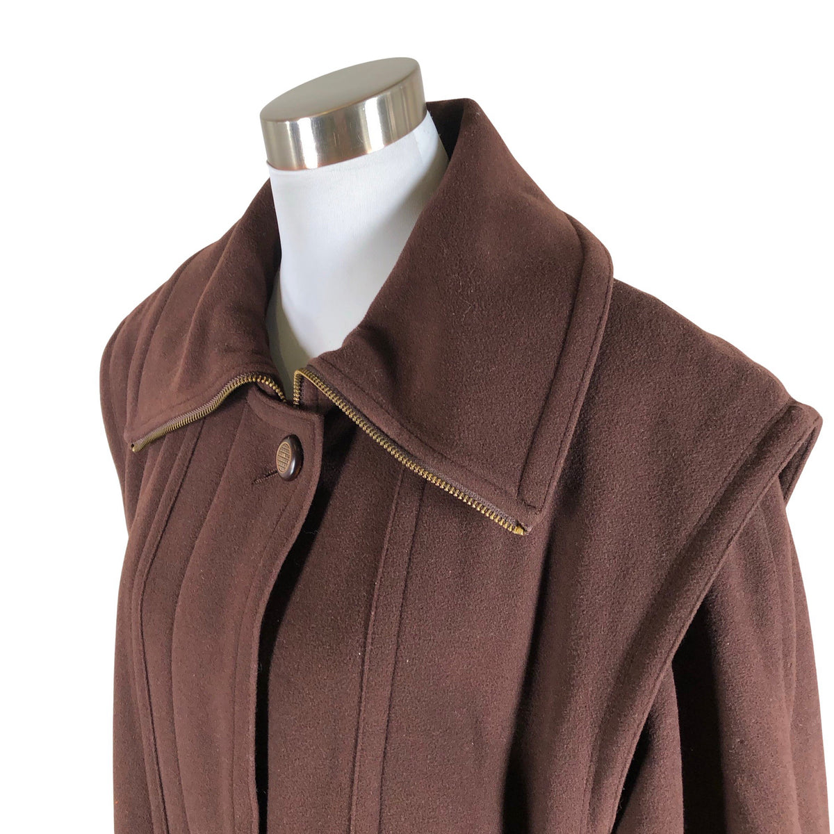 Unisex Clif - Villane mantel, suurus 38 - Pruun (3)