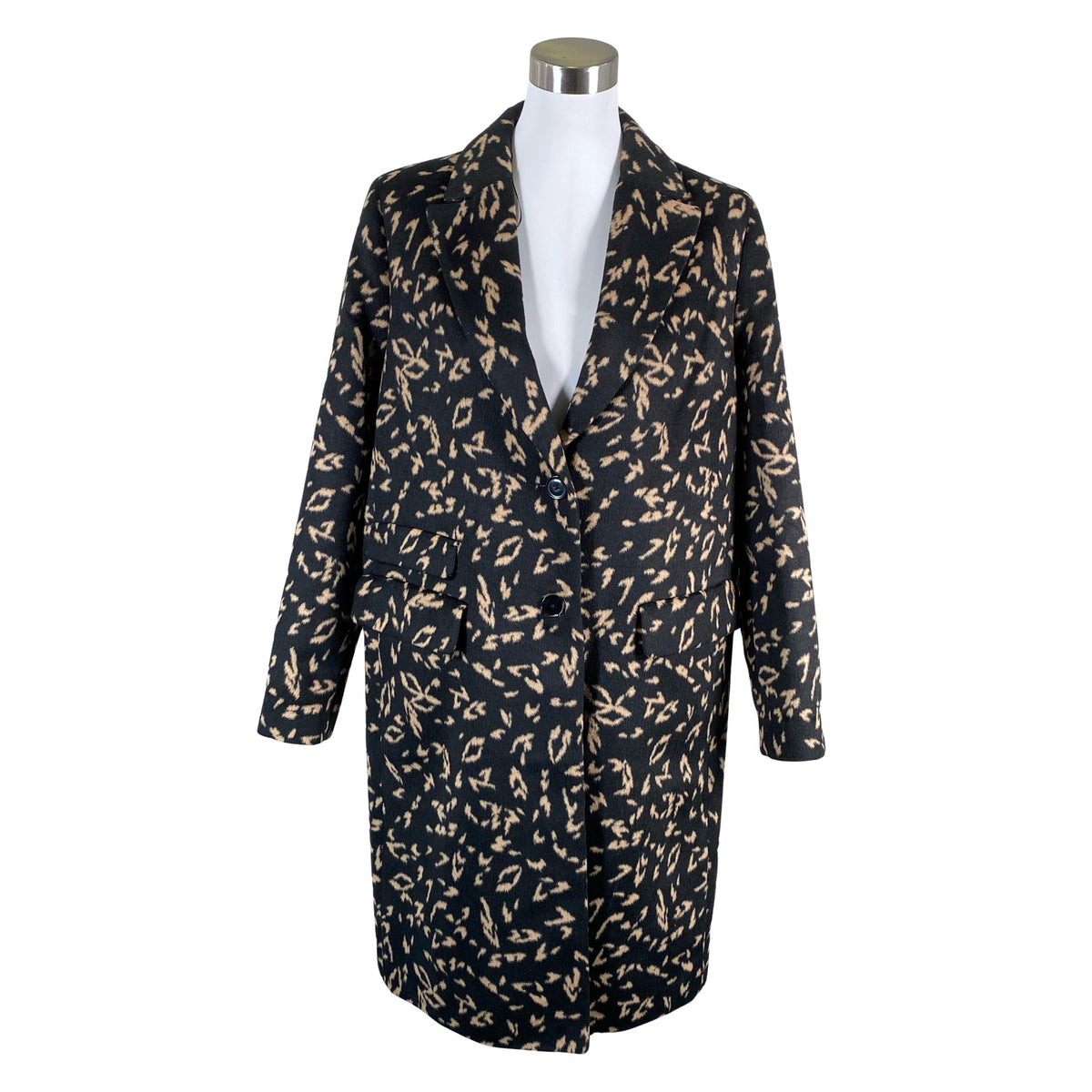 Unisex Taifun - Villane mantel, suurus 38 - Must (1)