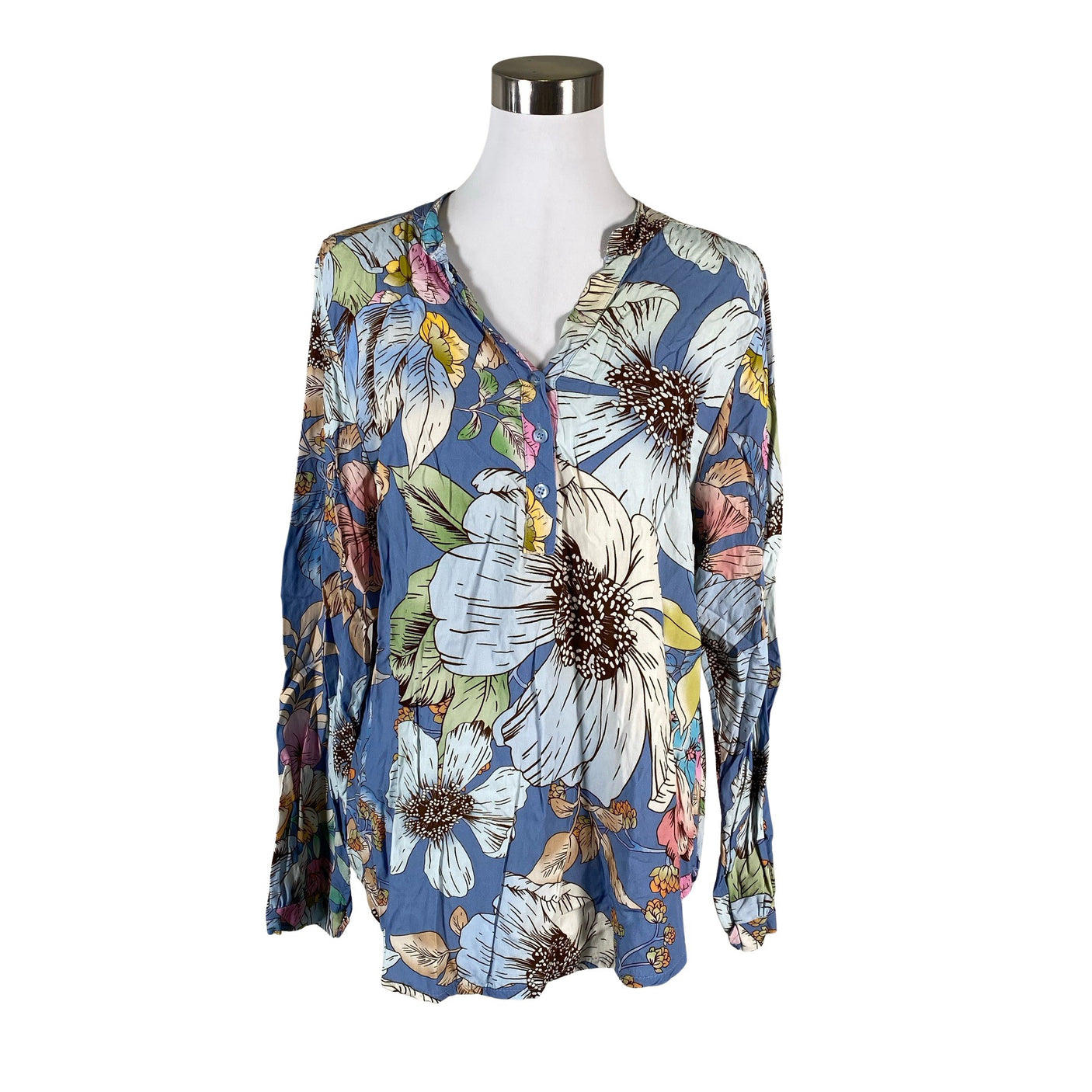 Unisex Marta - Pluus, suurus 40 - Sinine (1)