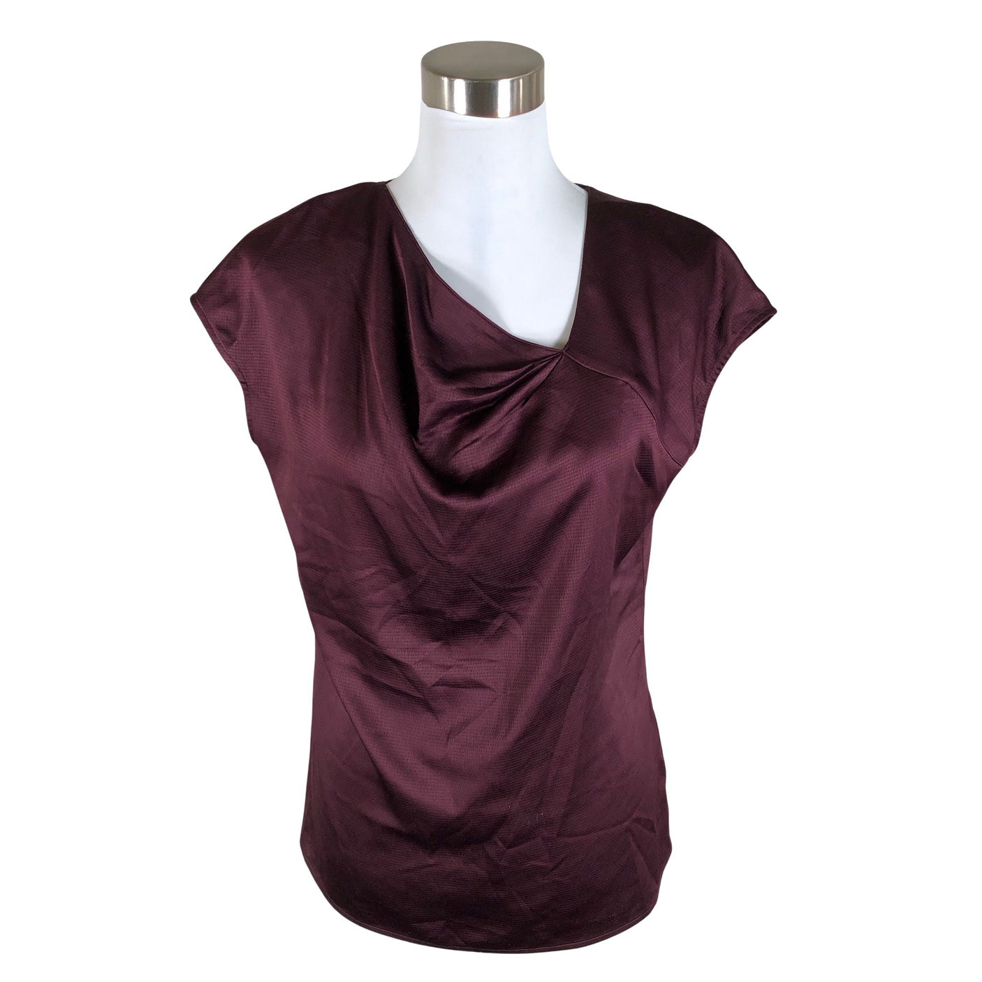 Unisex Esprit - Lühikeste käistega pluus, suurus 38 - Veinipunane (1)
