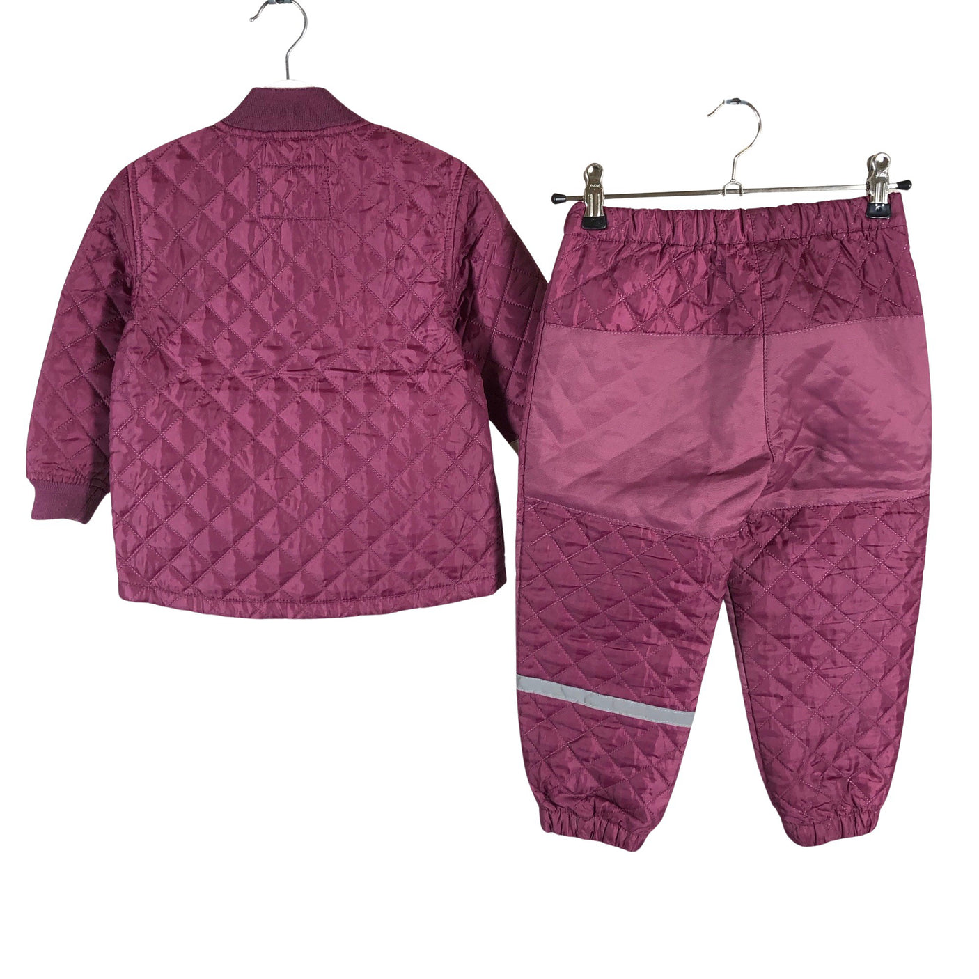Unisex Zig Zag - Õhem talvejope, suurus 98 - 104 - Veinipunane (2)