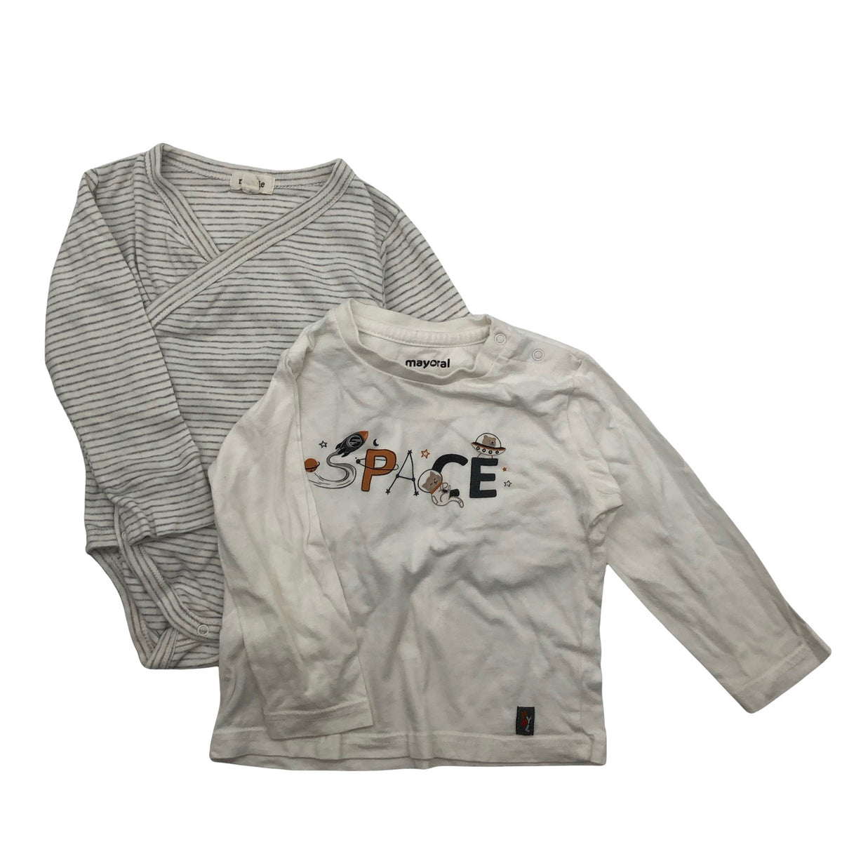 Unisex Newbie - Hõlmikbodi, suurus 74 - 80 - Valge (1)