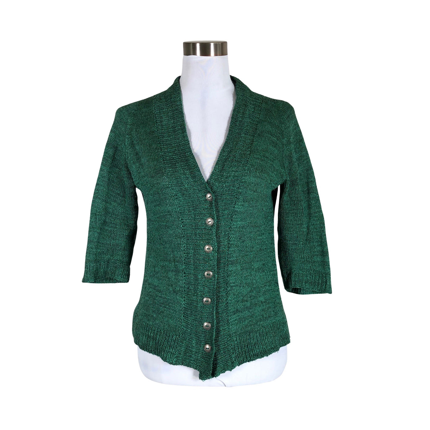 Unisex Handmade - Kardigan, suurus 36 - Roheline (1)