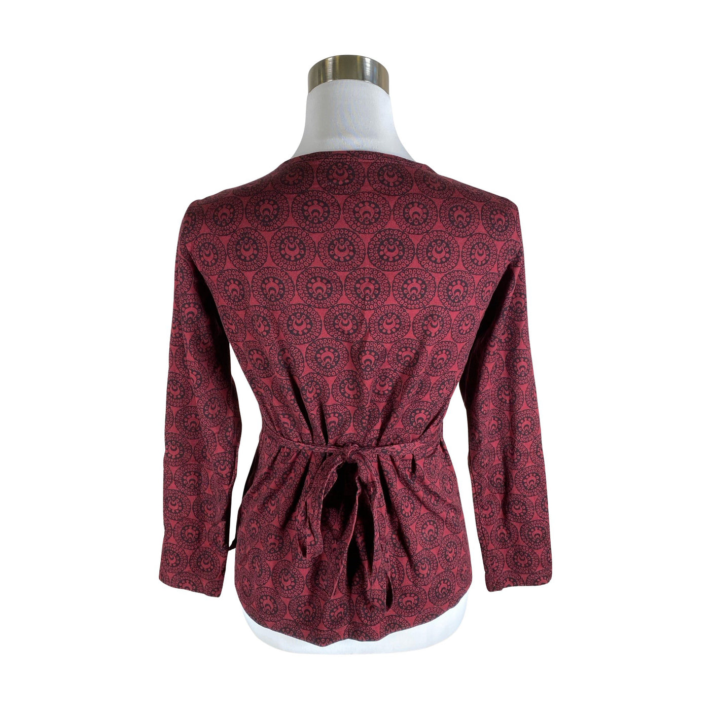Unisex Marimekko - Trikotaažist pluus, suurus 38 - Veinipunane (2)
