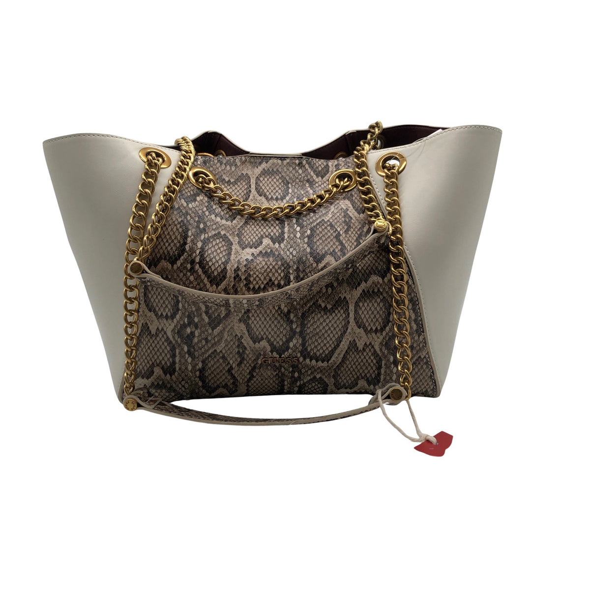 Unisex Guess - Käekott, suurus Midi - Beige (1)