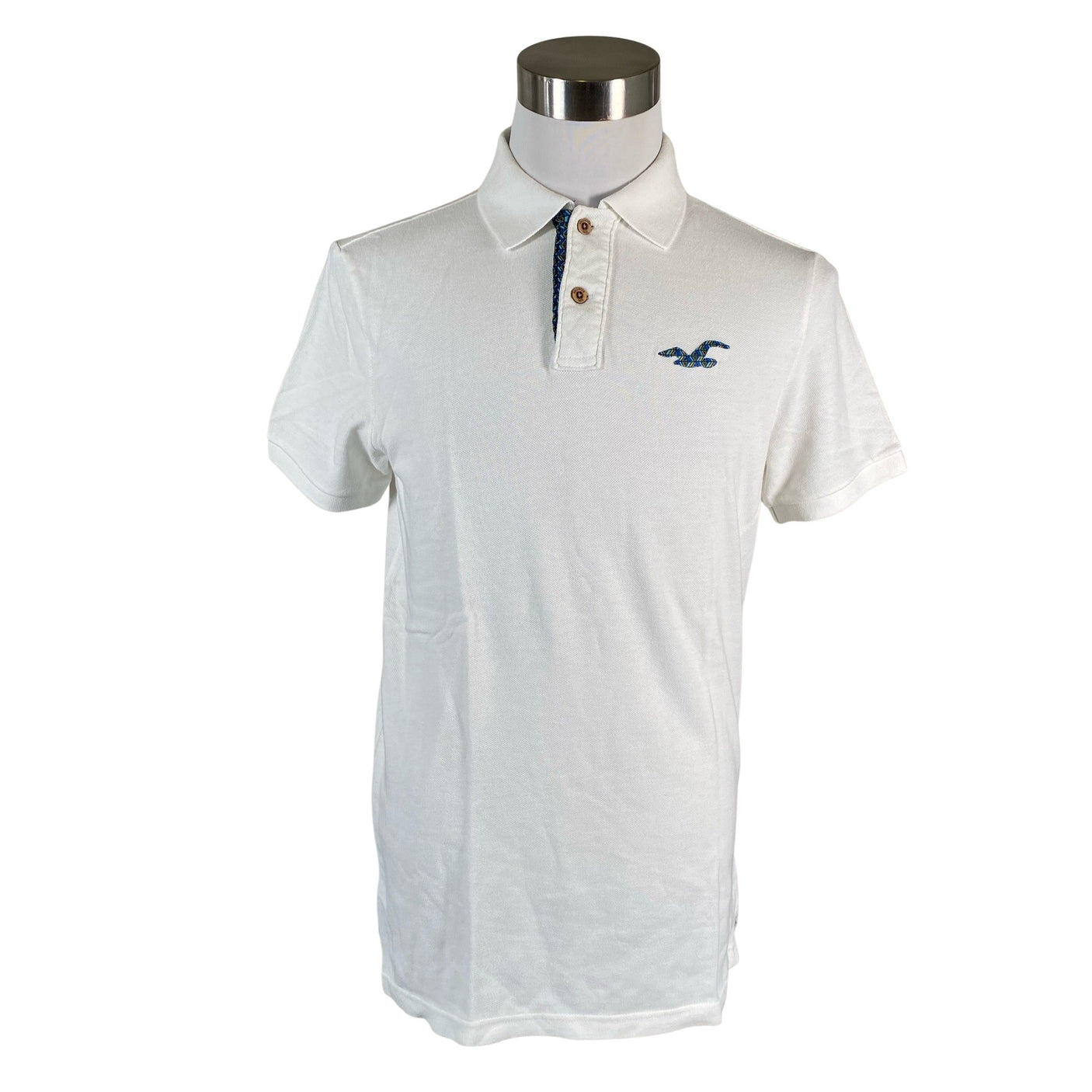 Unisex Hollister - Polosärk, suurus M - Valge (1)