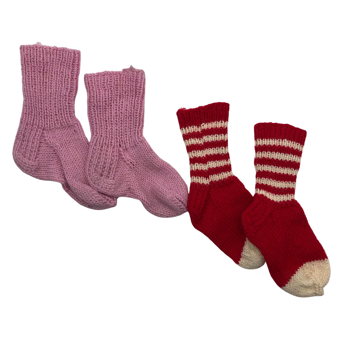 Unisex Handmade - Villased sokid, suurus 25 - Heleroosa (1)