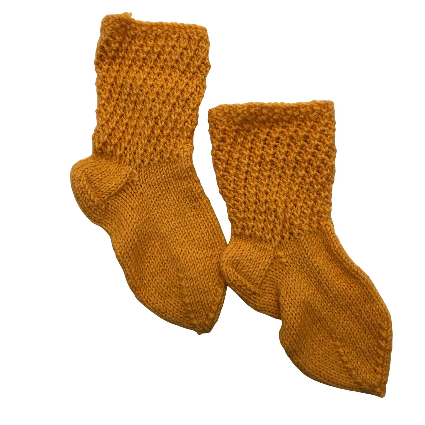 Unisex Handmade - Villased sokid, suurus 23 - Kollane (1)