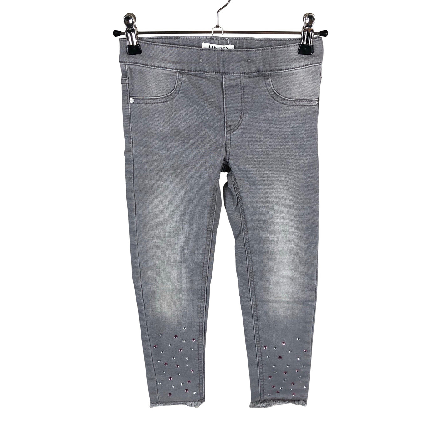 Unisex Lindex - Teksaretuusid, suurus 110 - 116 - Hall (1)