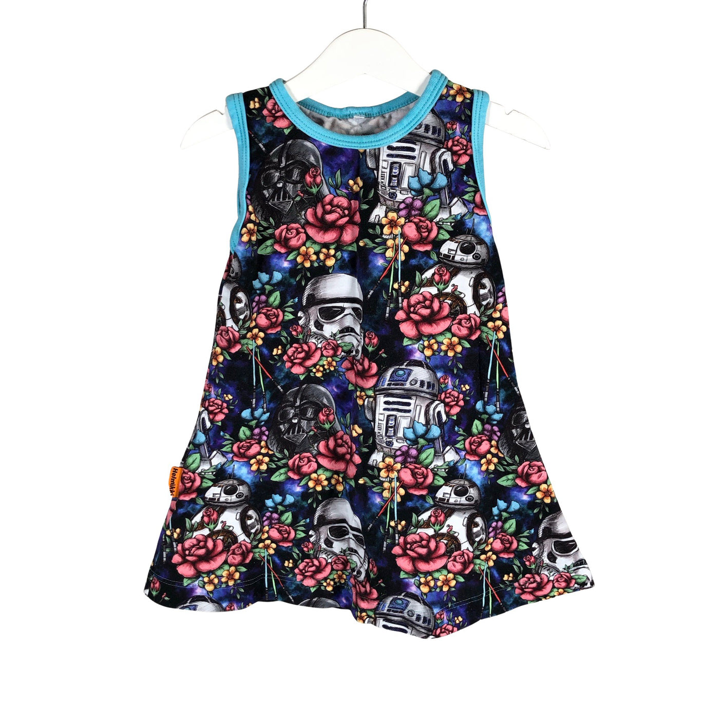 Unisex Handmade - Trikotaažist kleit, suurus 80 - 86 - Helesinine (1)