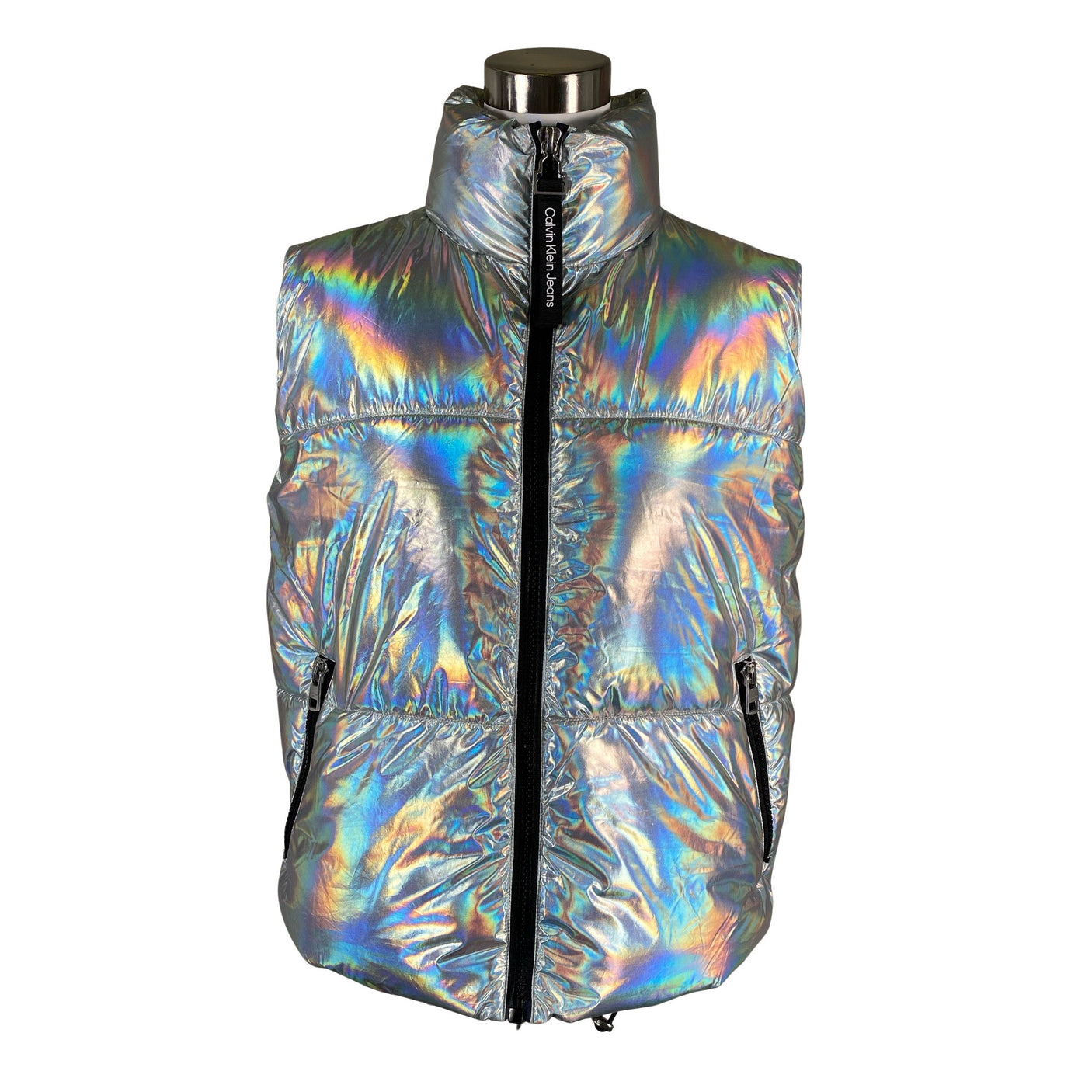 Unisex Calvin Klein Jeans - Õuevest, suurus 34 - Hõbe (1)