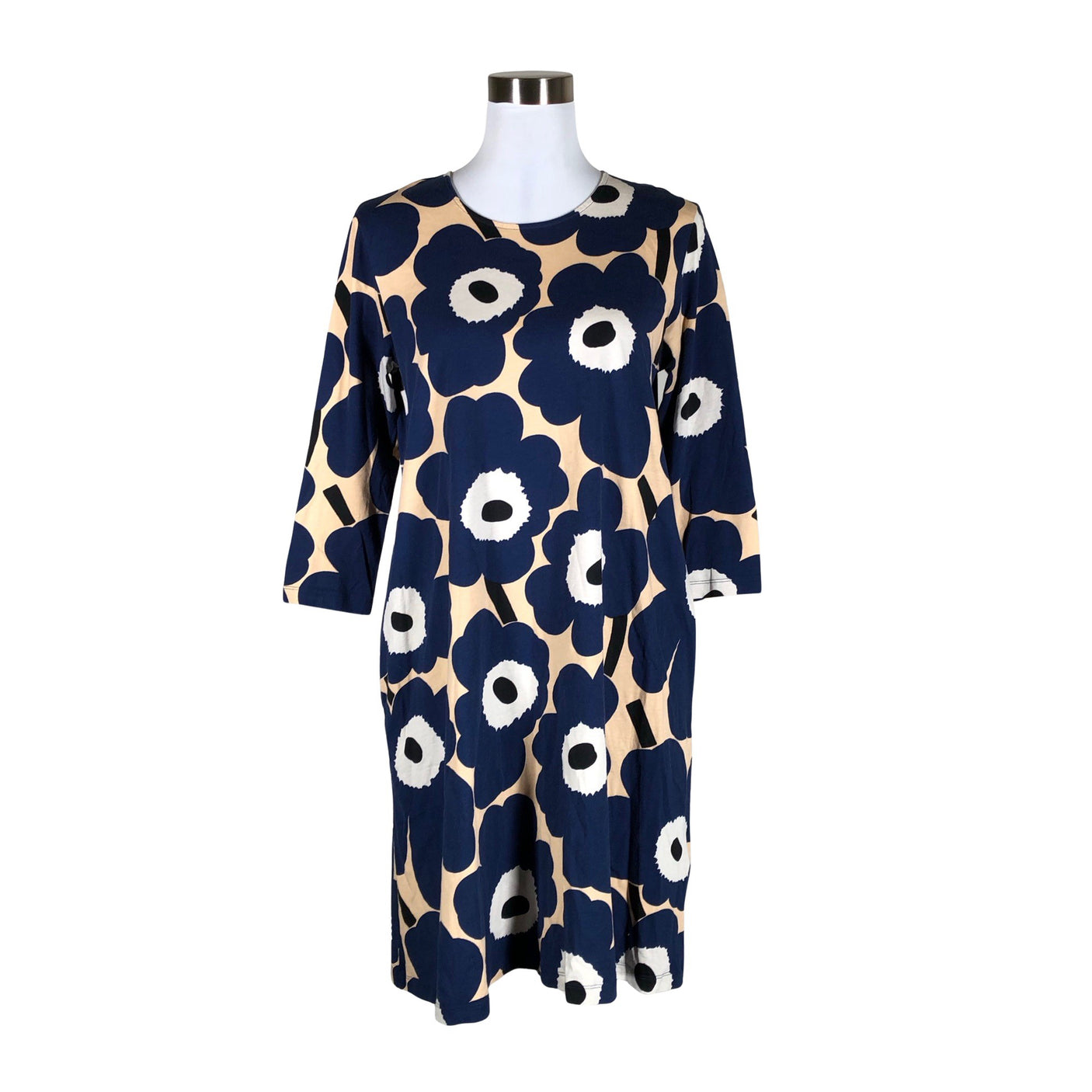 Unisex Marimekko - Trikotaažist kleit, suurus 38 - Sinine (1)