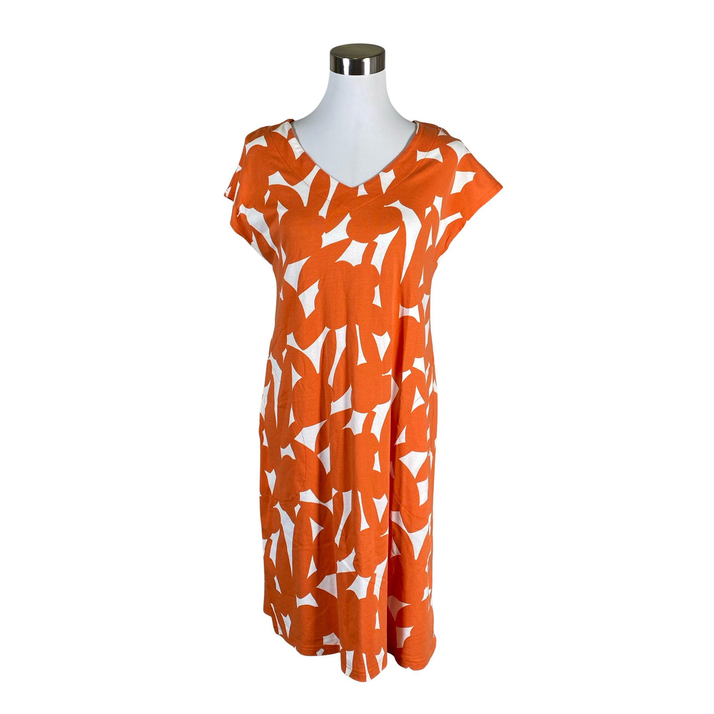 Unisex Nanso - Trikotaažist kleit, suurus 38 - Oranž (1)