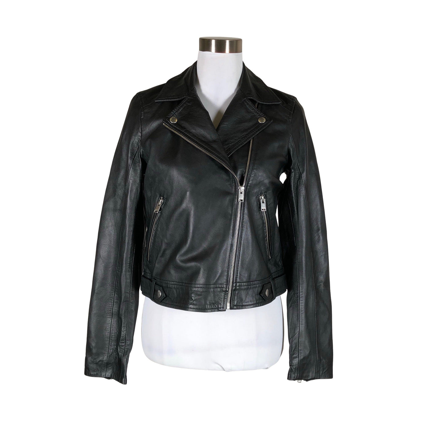 Unisex Selected - Nahktagi, suurus 36 - Must (1)
