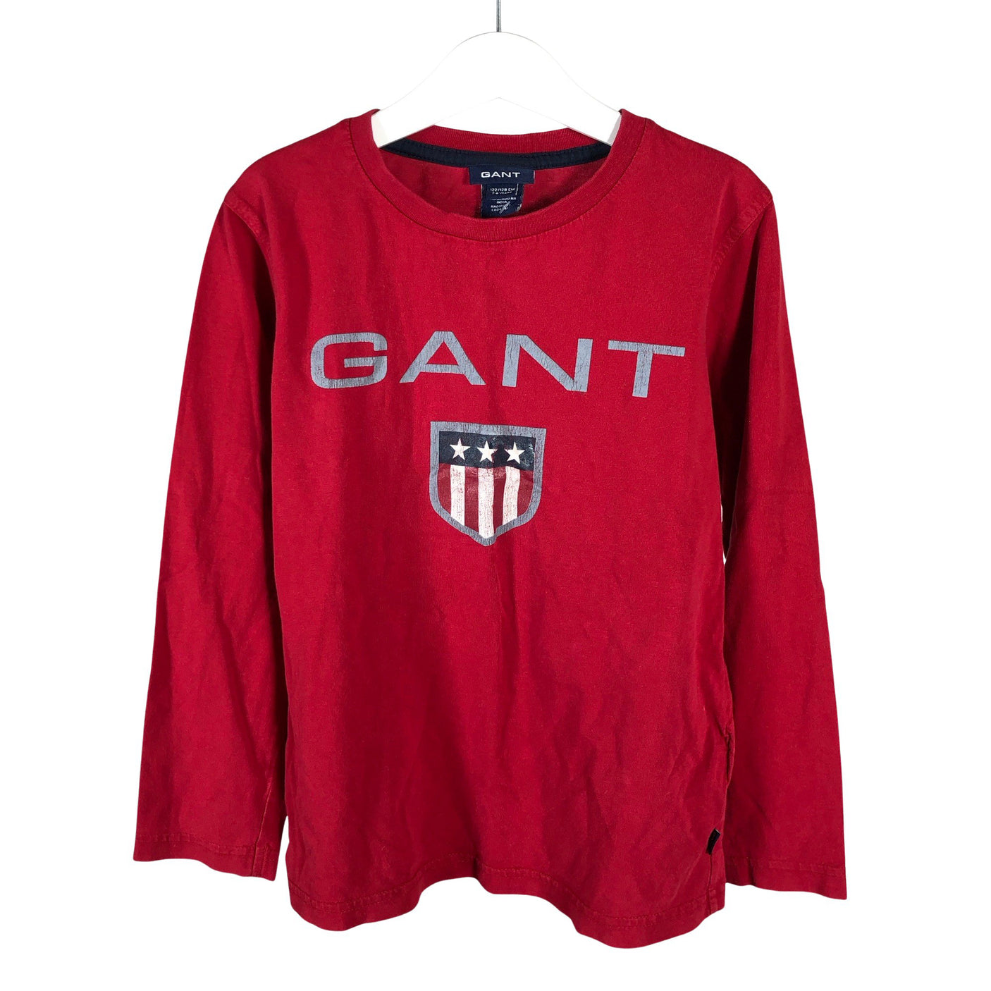 Unisex Gant - Trikotaažist pluus, suurus 122 - 128 - Punane (1)