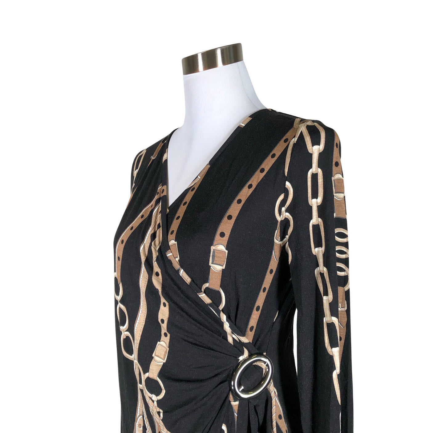 Unisex Andiata - Trikotaažist kleit, suurus 40 - Must (3)