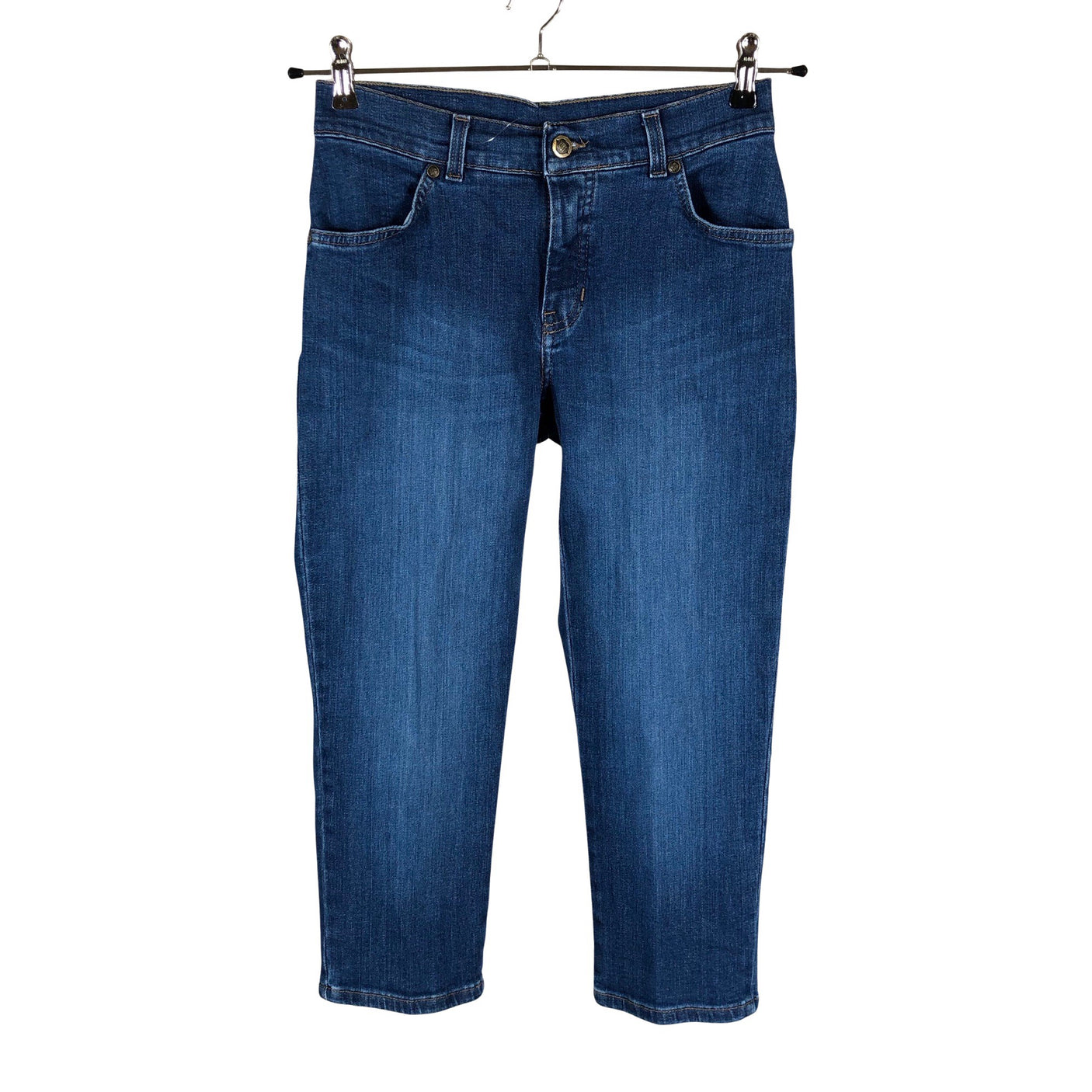 Unisex Very Nice - Teksast poolpikad püksid, suurus W29 - Sinine (1)