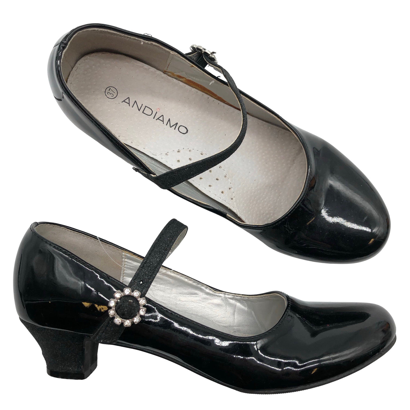 Unisex Andiamo - Pidulikud kontsakingad, suurus 37 - Must (1)