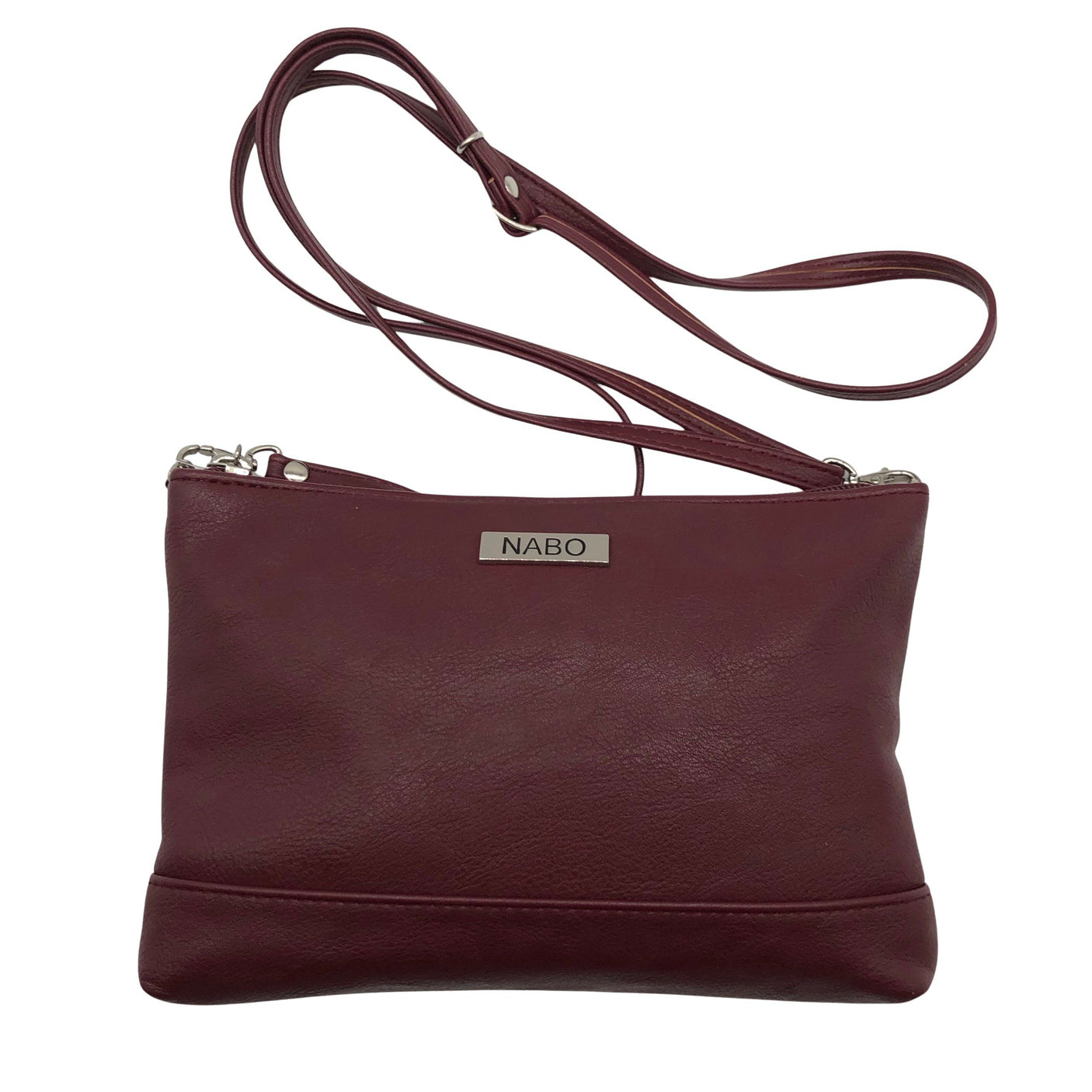 Unisex Nabo - Õlakott, suurus Mini - Veinipunane (1)