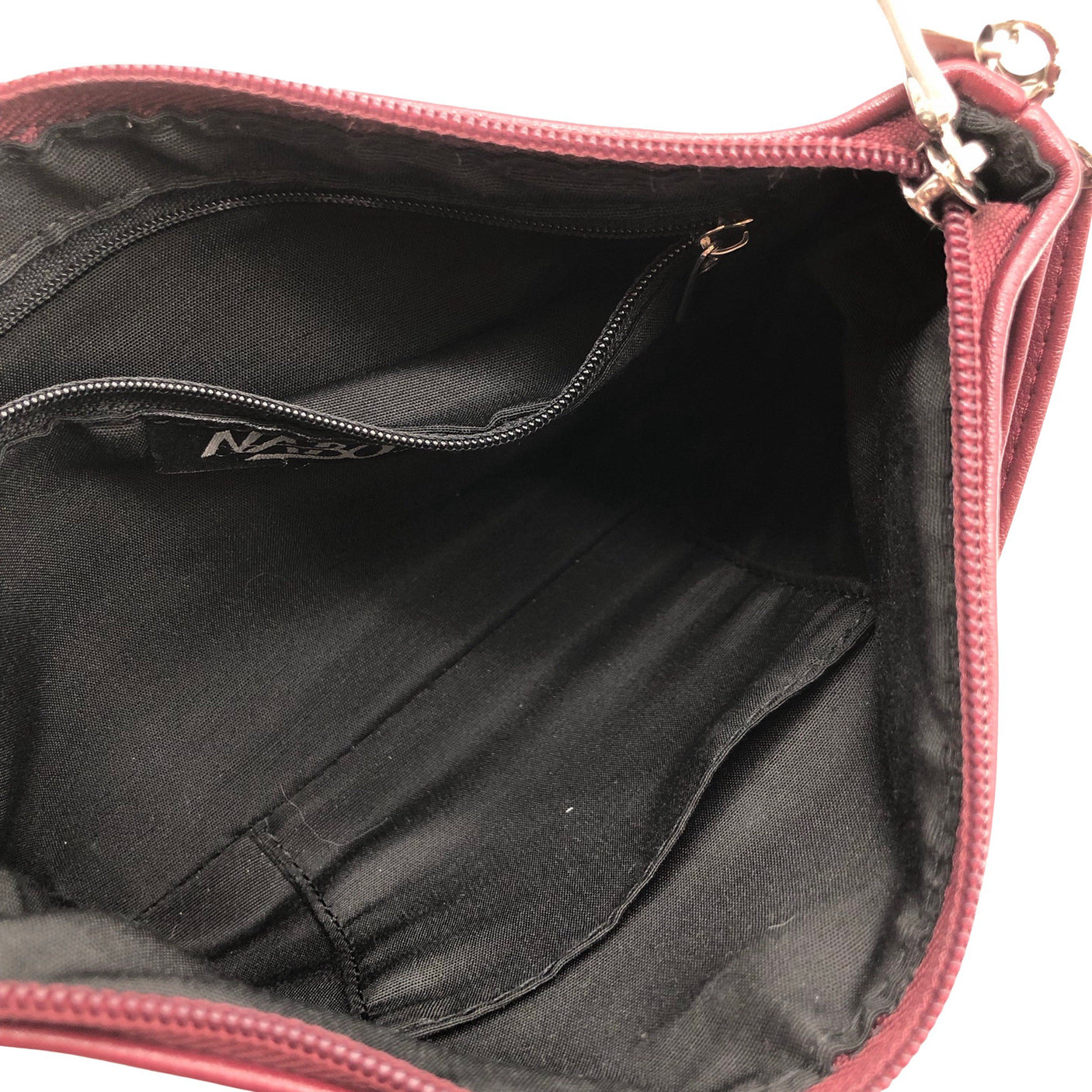Unisex Nabo - Õlakott, suurus Mini - Veinipunane (2)