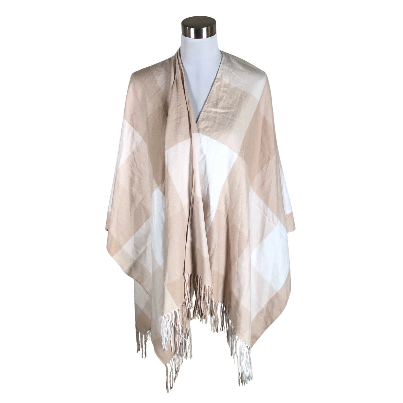 Unisex Adrienne Vittadini - Õlasall, suurus Maxi - Beige (1)