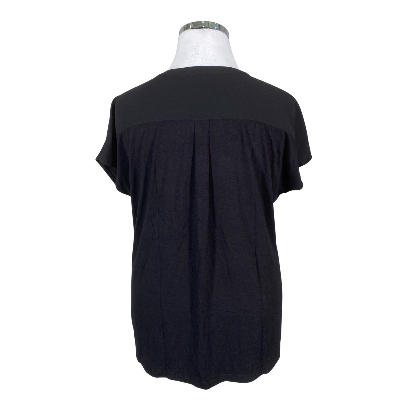 Unisex Milano Italy - Lühikeste käistega pluus, suurus 42 - Must (2)