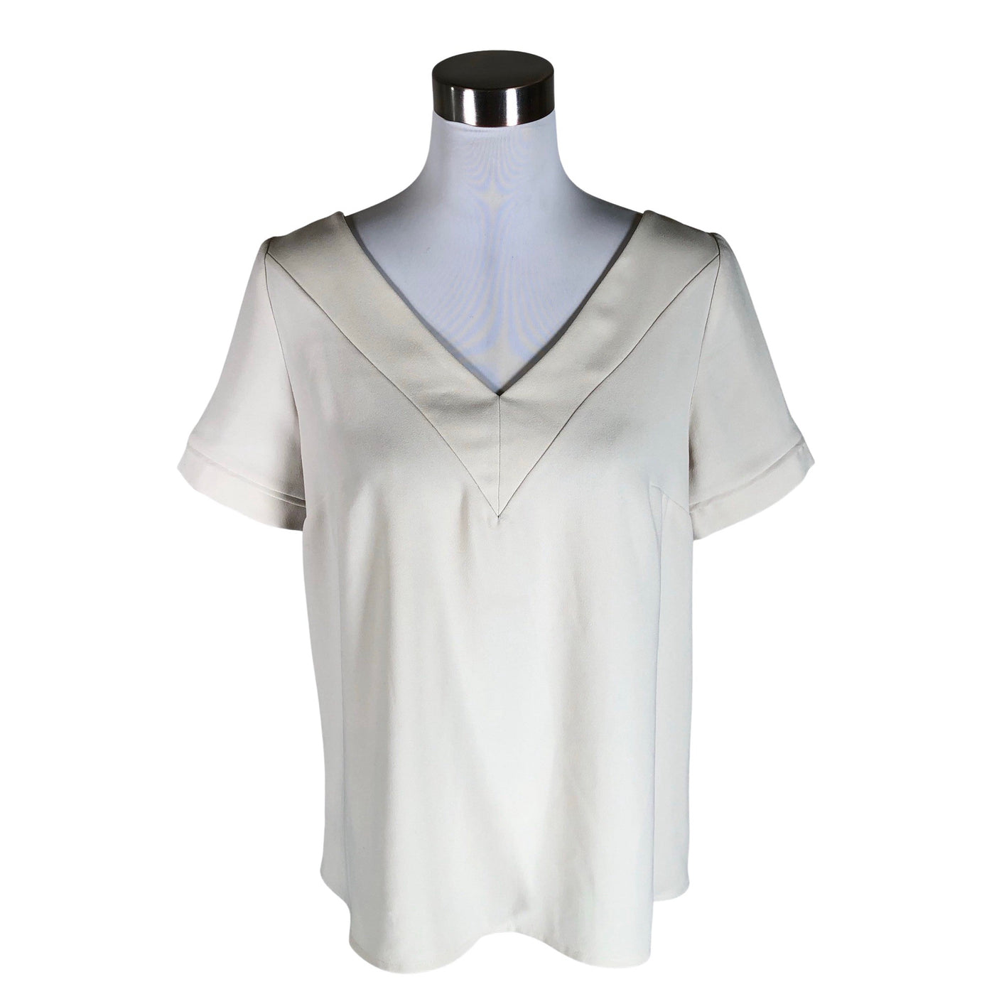 Unisex Devernois - Lühikeste käistega pluus, suurus 40 - Hall (1)