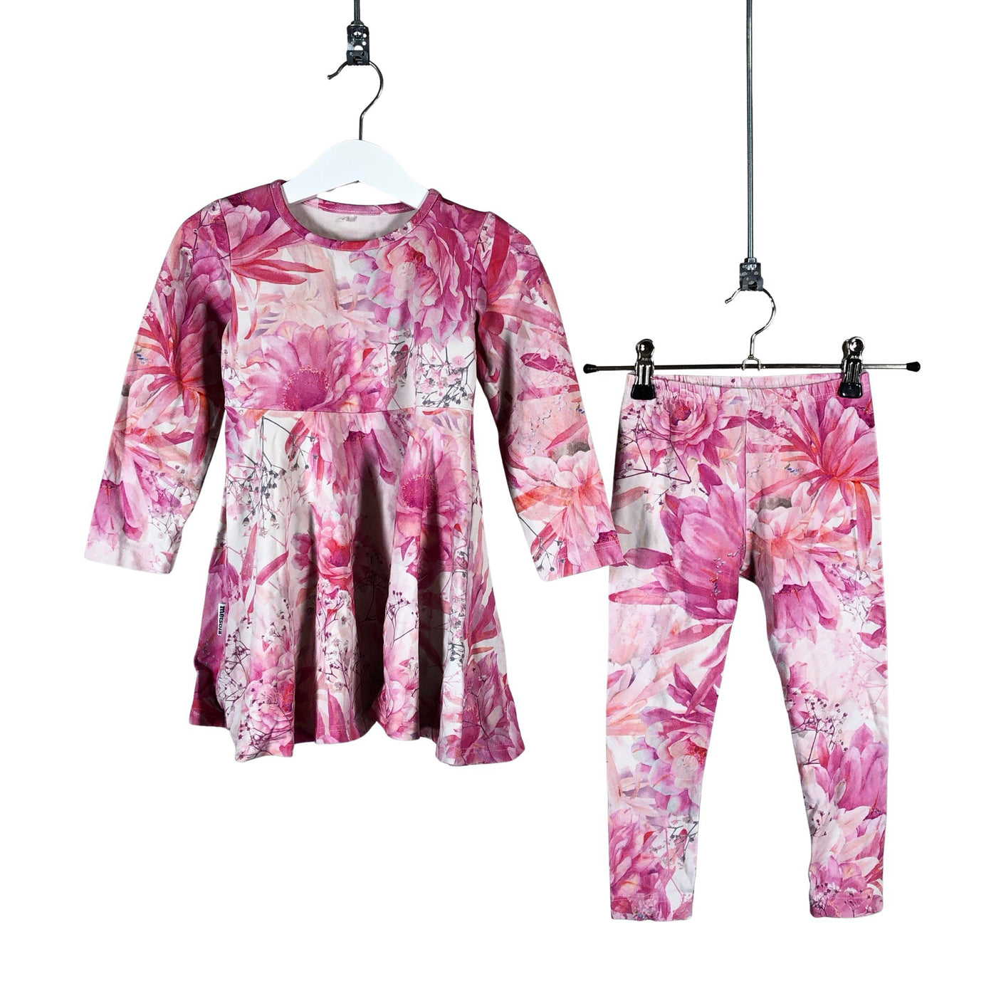 Unisex Metsola - Trikotaažist kleit, suurus 98 - 104 - Roosa (1)
