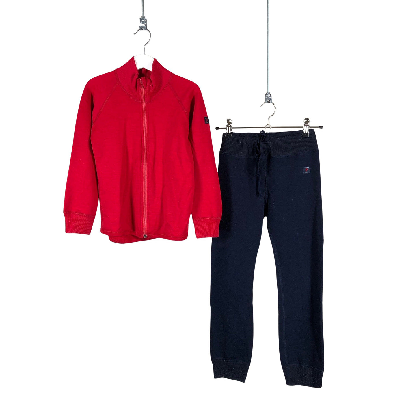 Unisex Polarn O. Pyret - Villane pesu, suurus 122 - 128 - Punane (1)
