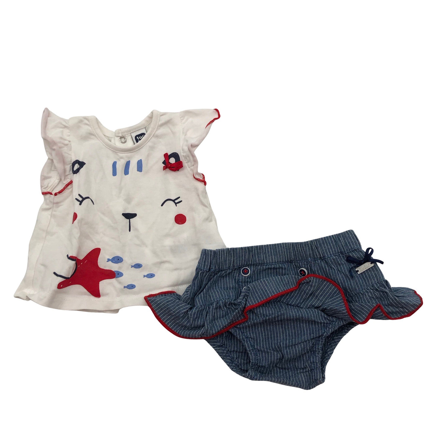 Unisex Tuc Tuc - Trikotaažist pluus, suurus 50 - 56 - Valge (1)
