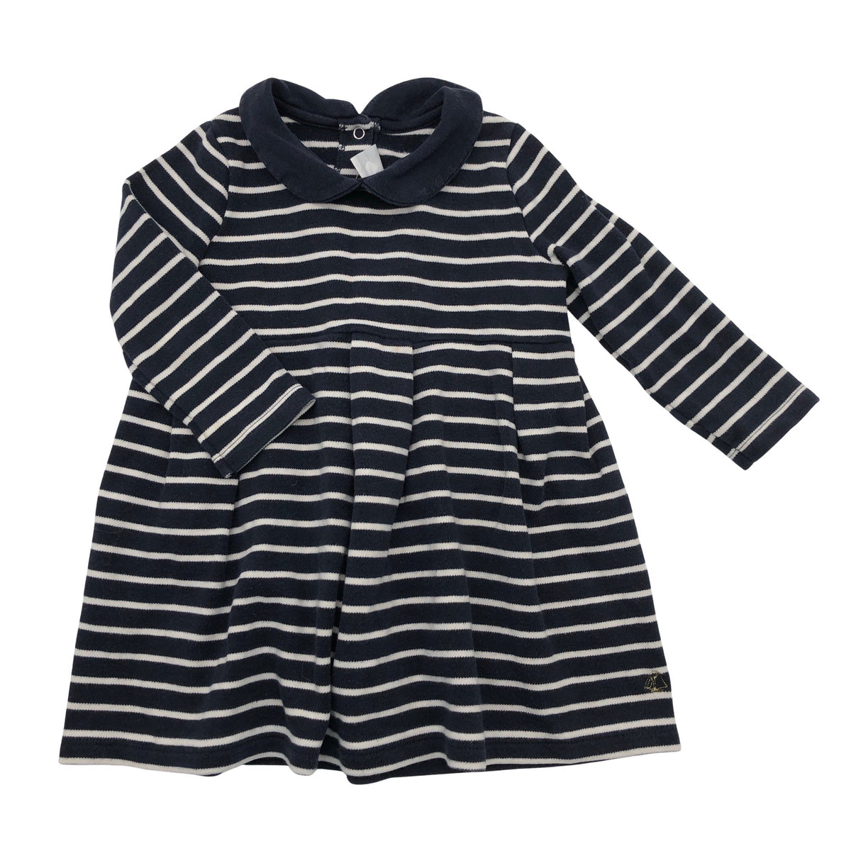 Unisex Petit Bateau - Dressikangast kleit, suurus 74 - 80 - Sinine (1)