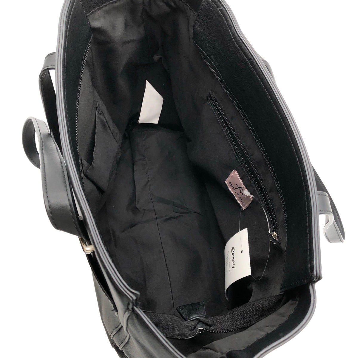 Unisex Anna Field - Käekott, suurus Maxi - Must (3)