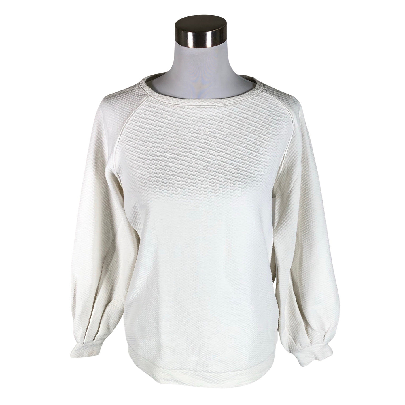 Unisex NOSH - Trikotaažist pluus, suurus 38 - Valge (1)