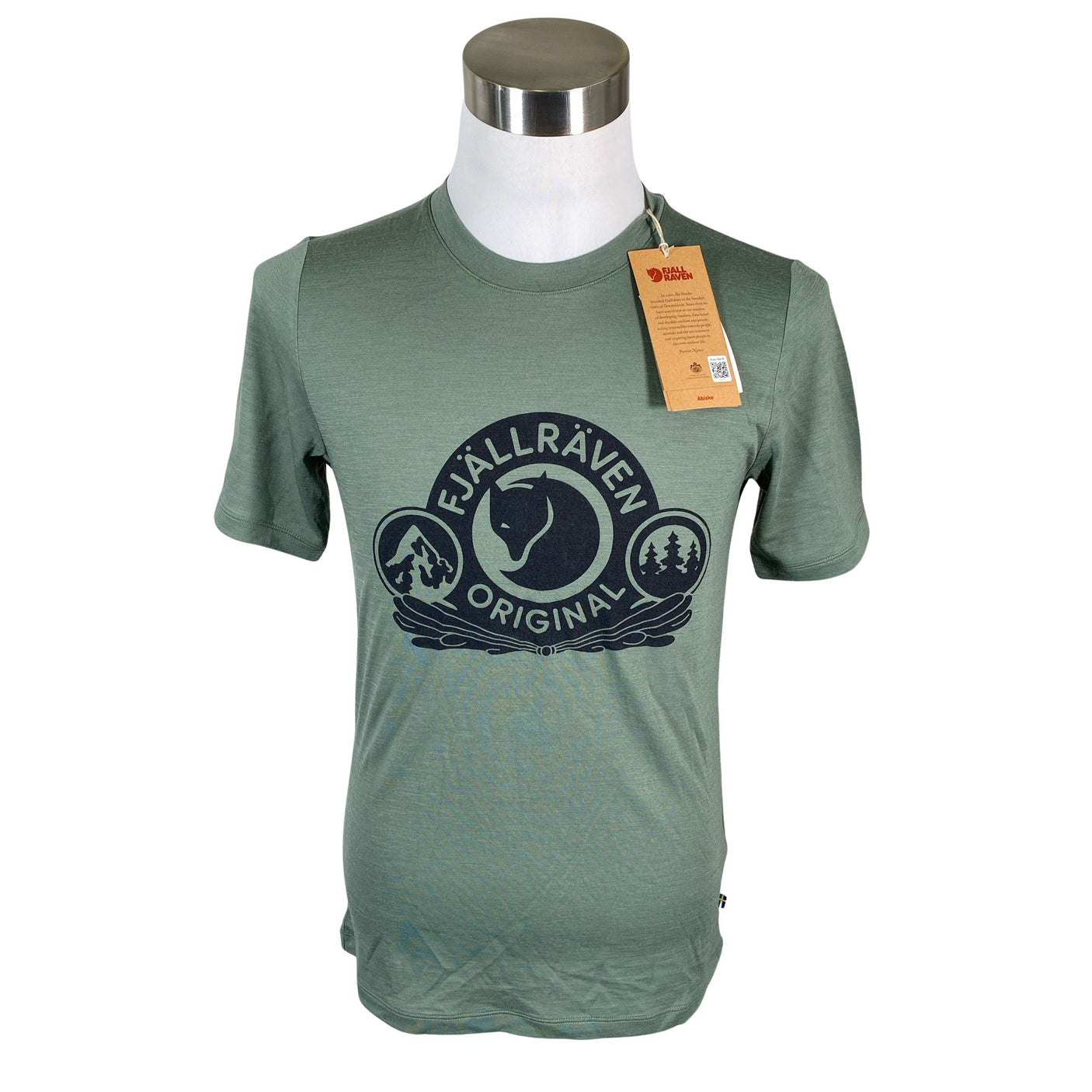 Unisex Fjällräven - T-särk, suurus S - Roheline (1)