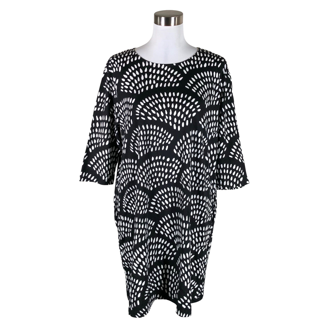 Unisex Marimekko - Trikotaažist kleit, suurus 40 - Must (1)